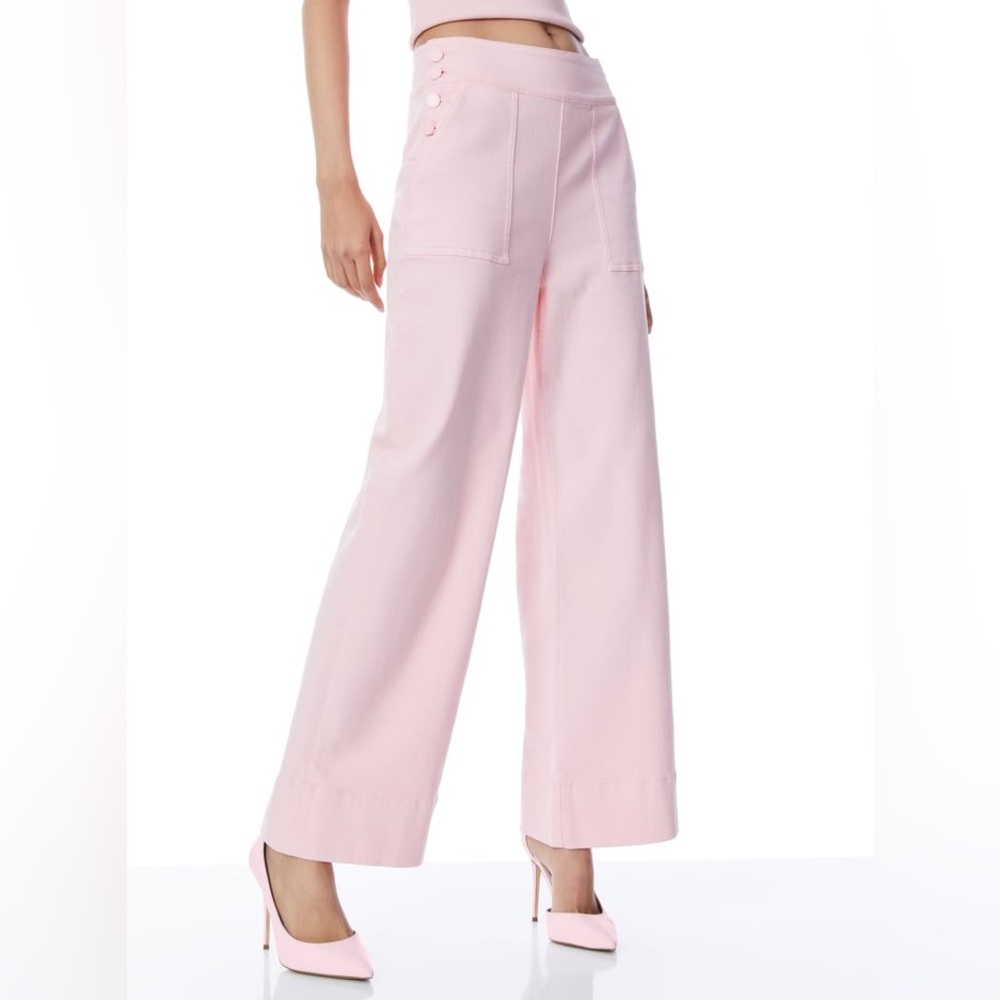 Alice + Olivia Donald Wide Leg Pants